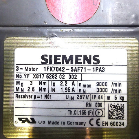 Siemens 1FK7042-5AF71-1PA3