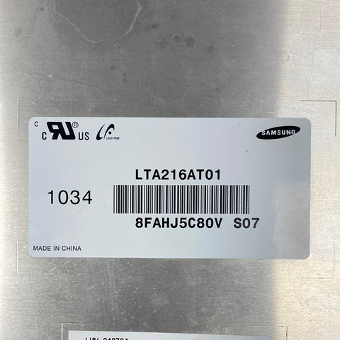 SAMSUNG LTA216AT01 8FAHJ5C80V S07