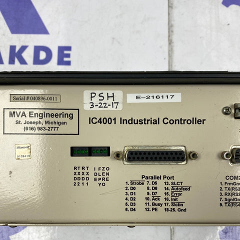 ADVANCE PRODUCTS CORPORATION IC4001