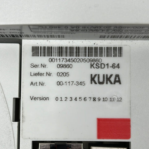 KUKA KSD1-64  00-117-345020509860