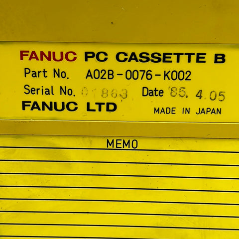 Fanuc A02B-0076-K002