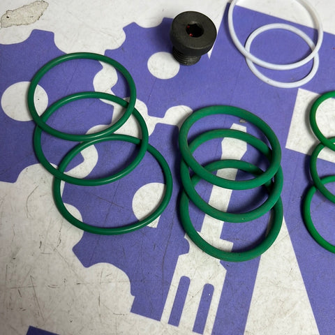 ASSORTED SIZED GREEN O-RING