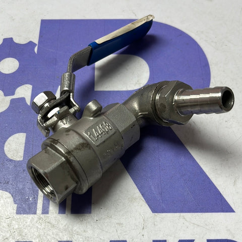 BALL VALVE 1/2” 1.4408 C6YH DN15 PN63