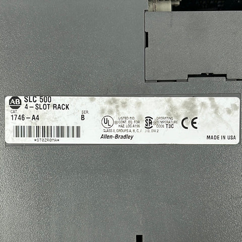 Allen Bradley SLC-500 1746-A4 Slot Rack