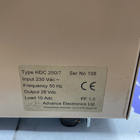 ADVANCE ELECTRONICS LTD. HDC 250/7