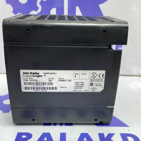 ALLEN BRADLEY 1756-PA72/B