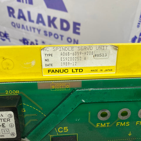 Fanuc A06B-6059-H208