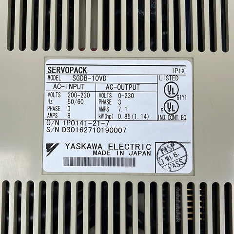 Yaskawa SGDB-10VD