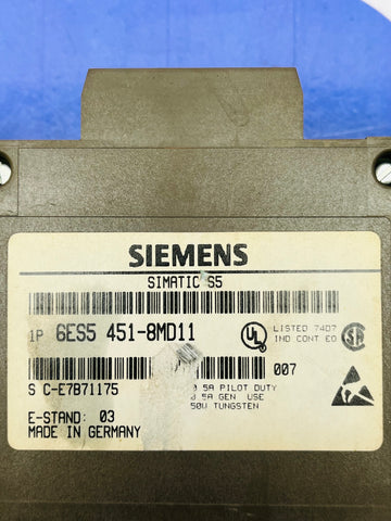 6ES5 451-8MD11 USED
