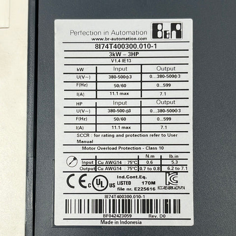 B&R 8I74T400300.010-1