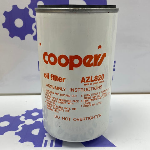 AZL820 COOPERS OIL FILTER FODEN