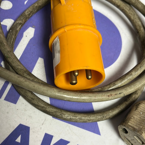 Industrial Yellow Plug 16A, 4H, 127V, 15A-125V