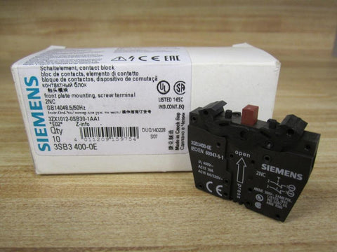 SIEMENS 3SB3 400-0E