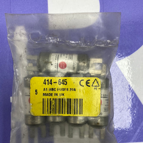 RS A1 HBC FUSES LINK 20AMP