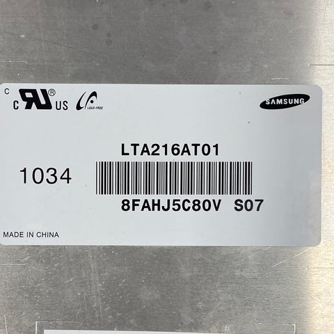 SAMSUNG LTA216AT01 8FAHJ5C80V S07