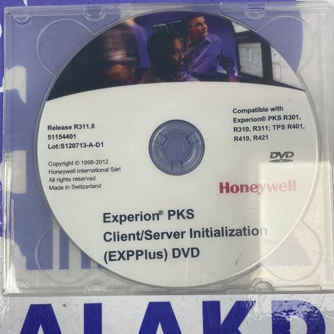 HONEYWELL EXPERION PKS CLIENT/SERVER INITIALIZATION (EXPPLUS) DVD