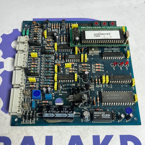 ALLEN MARTIN CPU ADAPTER PCB 2000 ACM/DDC/10V 76DA 3035