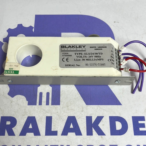 BLAKLEY ELECTRIC EARTH LEAKAGE SENSOR 24V 50HZ