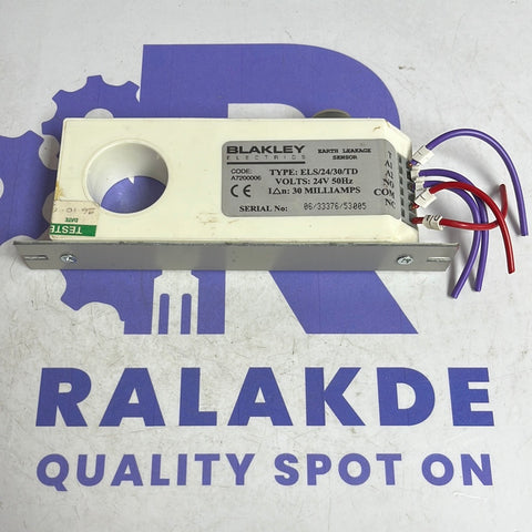 BLAKLEY ELECTRIC EARTH LEAKAGE SENSOR 24V 50HZ