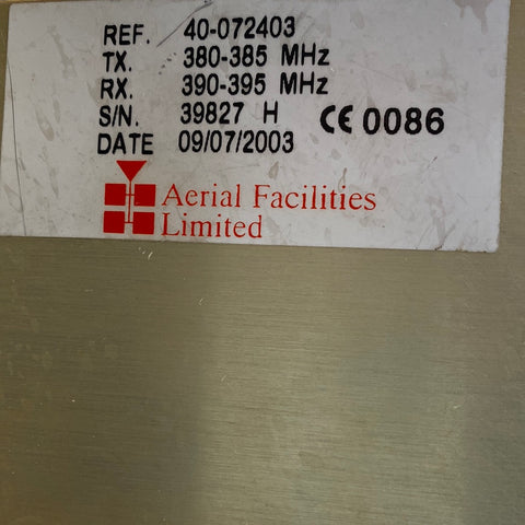 AERIAL FACILITIES LIMITED 40-07243