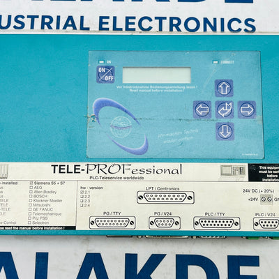 Tele - PROFESSIONAL PLC remote maintenance / Siemens S5 + S7