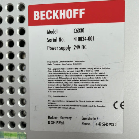 BECKHOFF C6330