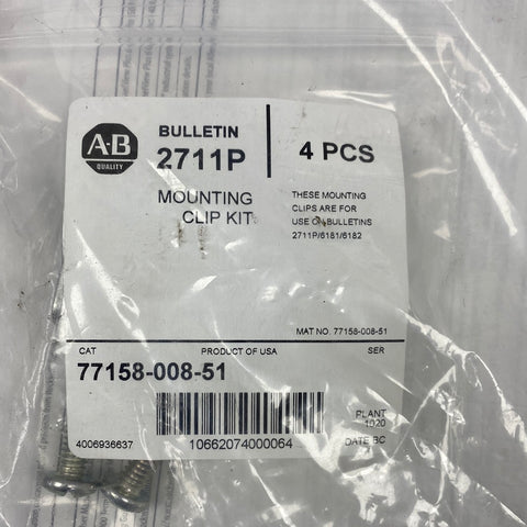 Allen Bradley Mounting Clip Kit - Bulletin 2711P