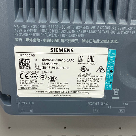 SIEMENS 6AV6646-1BA15-0AA0