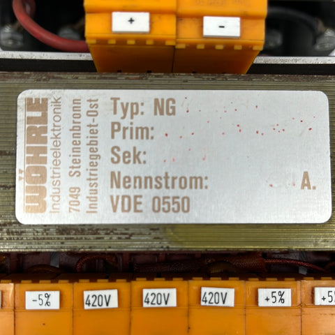Wöhrle NG 382420 transformer