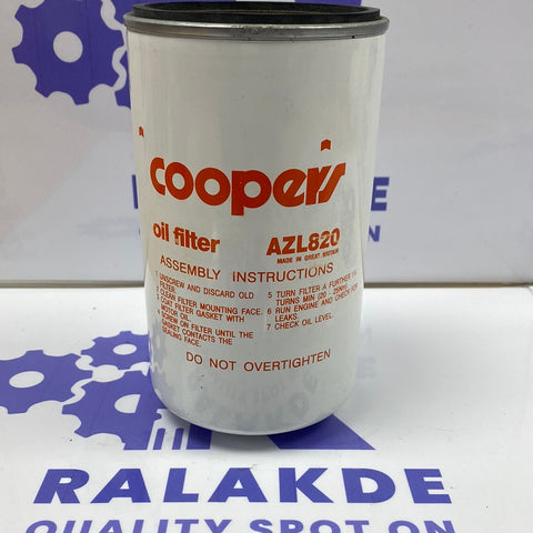 AZL820 COOPERS OIL FILTER FODEN