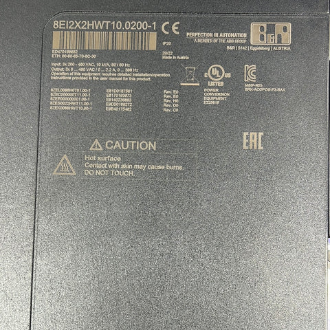 B&R 8EI2X2HWT10.0200-1