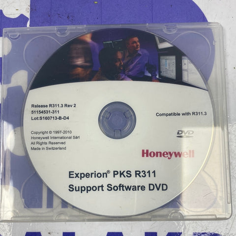 HONEYWELL EXPERION PKS R311 SUPPORT SOFTWARE DVD