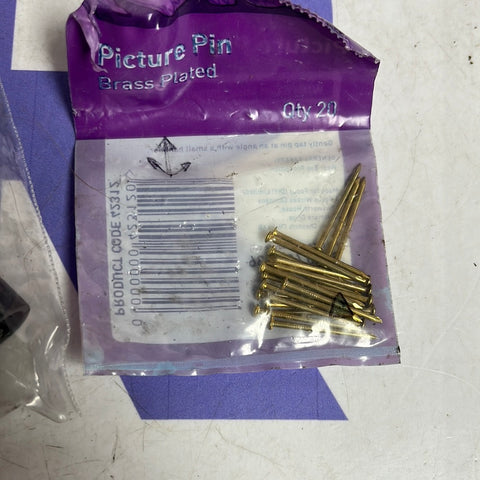 ASSORTED NUT AND SCREWS AND PINS