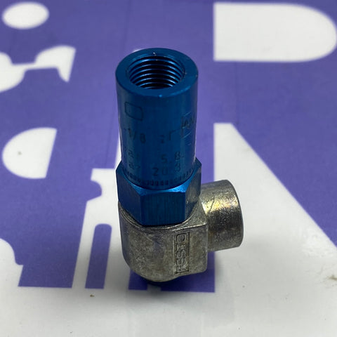 Festo 12-938-HGL-1/8 Check Valve