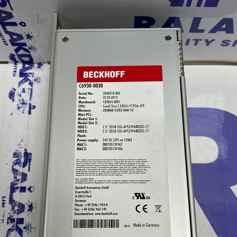 BECKHOFF C6930-0030