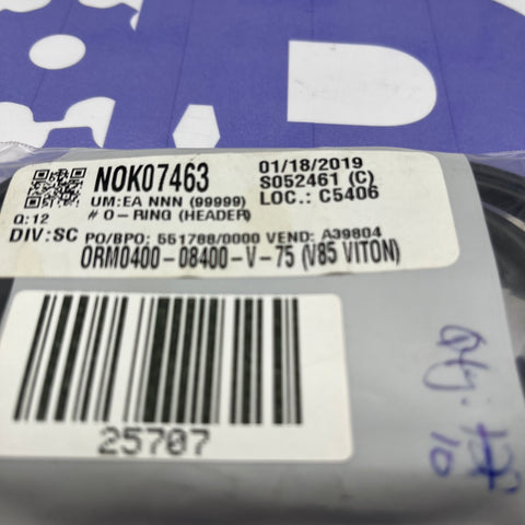 O-RING ORM0400-08400-V-75 (V85 VITON)