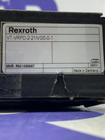 Rexroth VT-VRPD-2-21/V0/0-0-1