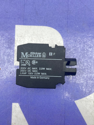 Klockner-Moeller BASE FOR LAMP 340B & IEC 947-EN 60947-VDE 0660