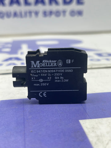 Klockner-Moeller BASE FOR LAMP 340B & IEC 947-EN 60947-VDE 0660