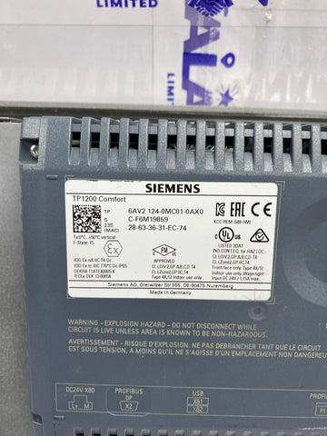 SIEMENS 6AV2124-0MC01-0AX0