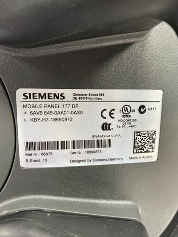 SIEMENS 6AV6645-0AA01-0AX0