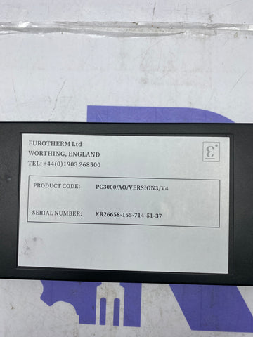 INVENSYS EUROTHERM CONTROLS PC3000/AO/VERSION3/V4
