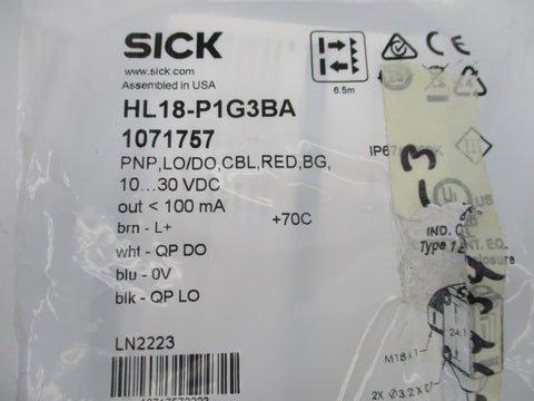 SICK HL18-P1G3BA