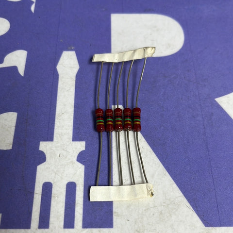 RS 0.5W HIGH STABILITY CARBON FILM RESISTORS 1M OHM