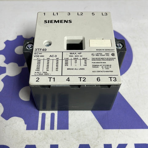 SIEMENS 3TF4922-0AP0