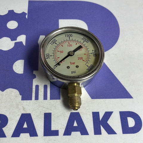 63MM GLYCERINE FILLED HYDRAULIC PRESSURE GAUGE