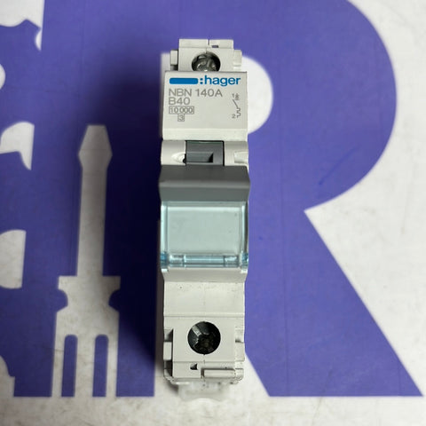 HAGER NBN 140A B40 40A AMP MCB BREAKER