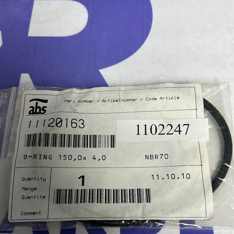 ABS O-RING 150,0x 4,0