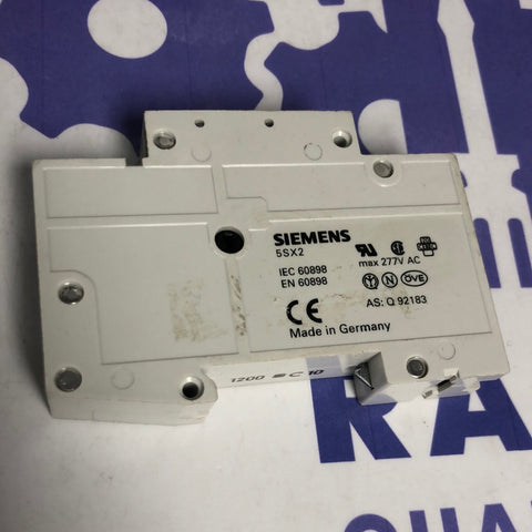 Siemens 5SX21 4A  Single Pole MCB C4 Breaker 5SX21-C04 Type C 4 Amp