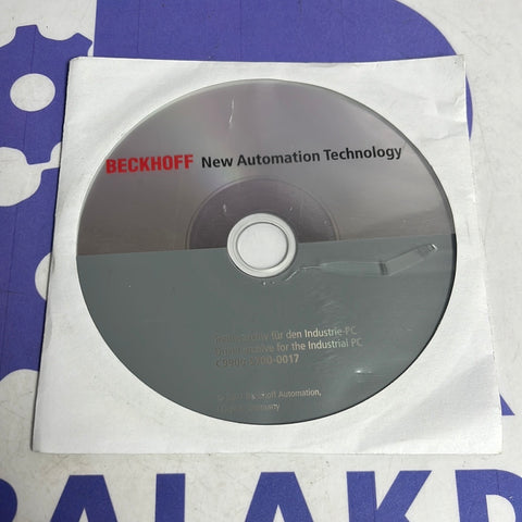 BECKHOFF C9900-S700-0017 SOFTWARE DRIVER CD C9900S7000017